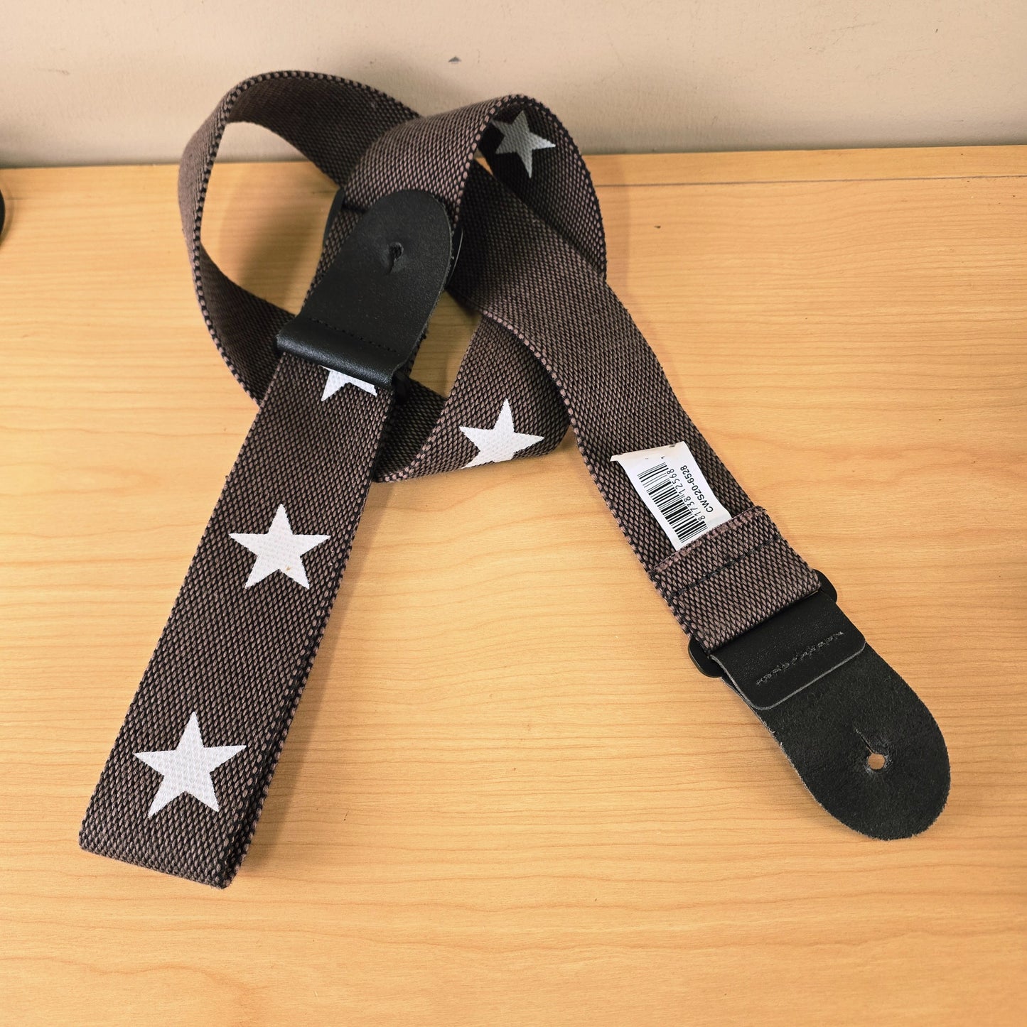 Perri's Leathers CWS20-6528 2" Polyester Guitar Strap - White Stars