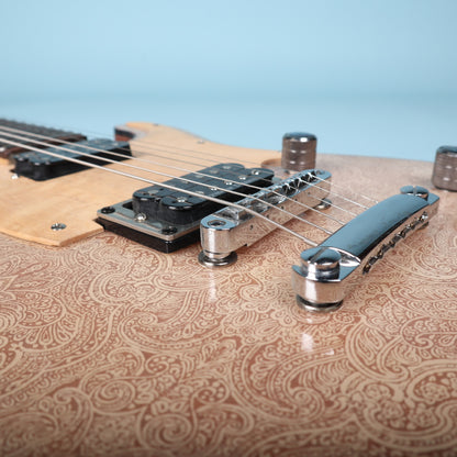 Wanderkauven Custom Shop White Paisley Electric Guitar