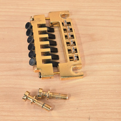 RARE Schaller 456 Gibson LP SG Fine Tuning Bridge Tailpiece Gold Iommi Old Boy