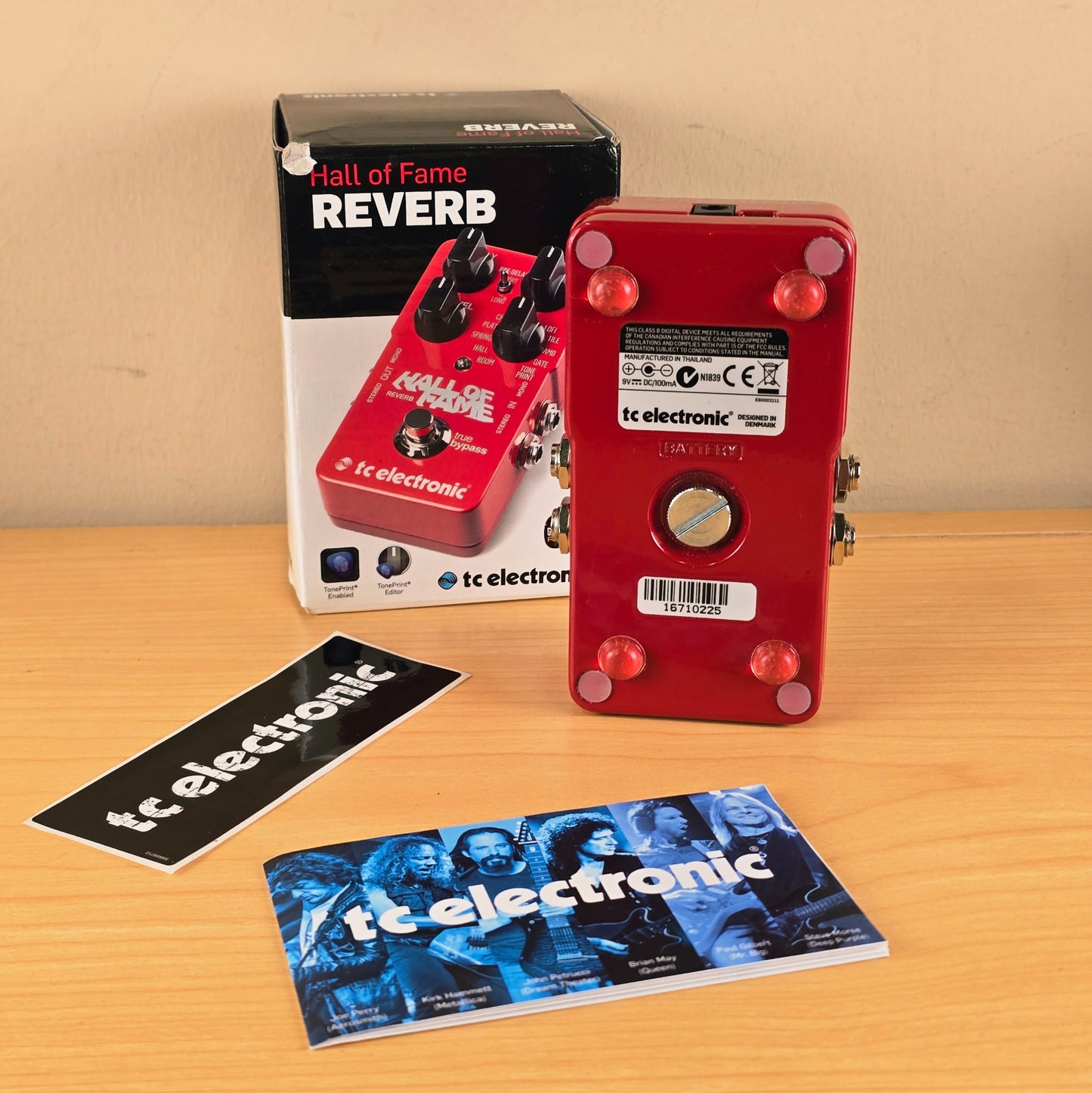 TC Electronic Hall of Fame Reverb Pedal with Original Box
