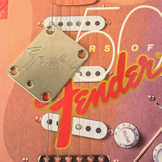 1980年代 USA Fender Strat Plus ギター ネックプレート マイクロティルト ヴィンテージ ストラトキャスター