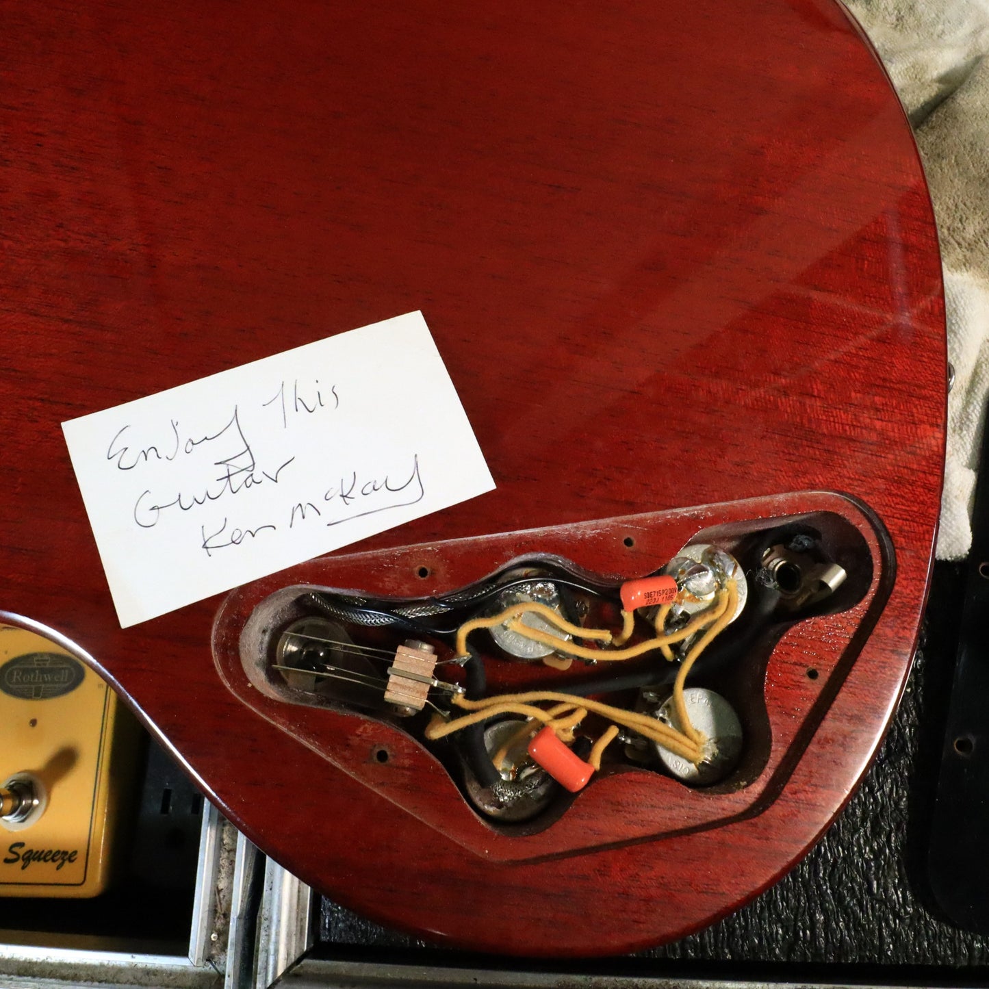 Ken McKay SG '61 Reissue Cherry Electric Guitar