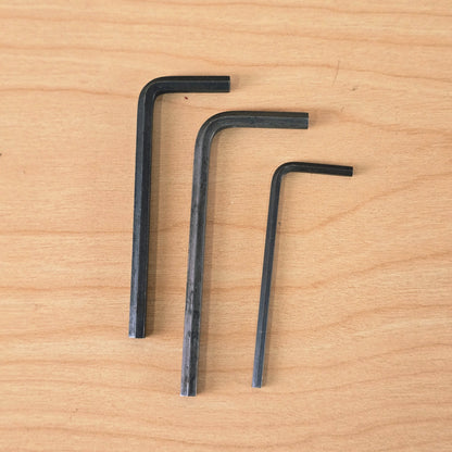 1989 Vintage PRS Set of 3 Guitar Hex Key Allen Wrenches for Bridge and Truss Rod