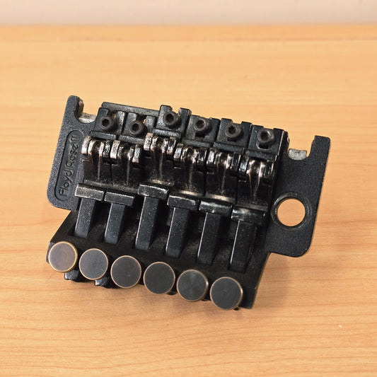 Vtg Kramer Electric Guitar Original Black Floyd Rose II Tremolo Bridge