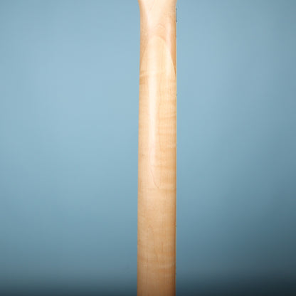 Rear view of natural maple neck shaft