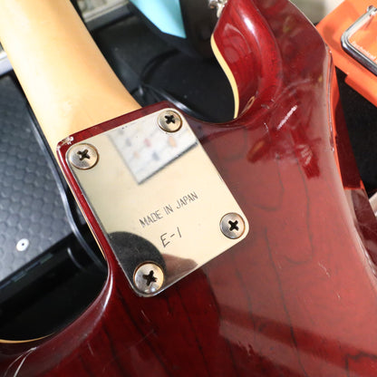 1980s LTD V Single Humbucker Electric Guitar Red Made in Japan
