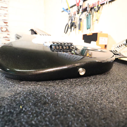 1989 Fender MIJ Stratocaster Black Flake Floating Tremolo