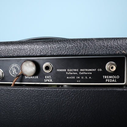 1964 Vintage Fender Princeton 6G2 Tuxedo Tube Combo Amp