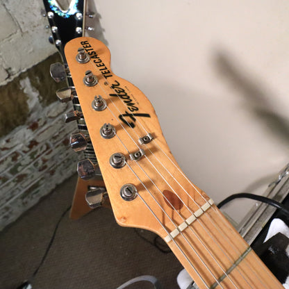 Vintage 1973 Fender Telecaster Electric Guitar Blonde Finish Maple