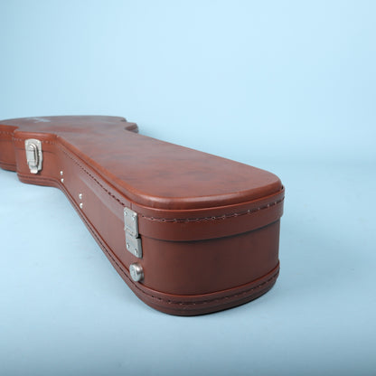 Epiphone Les Paul Hardshell Guitar Case Brown with Pink Interior