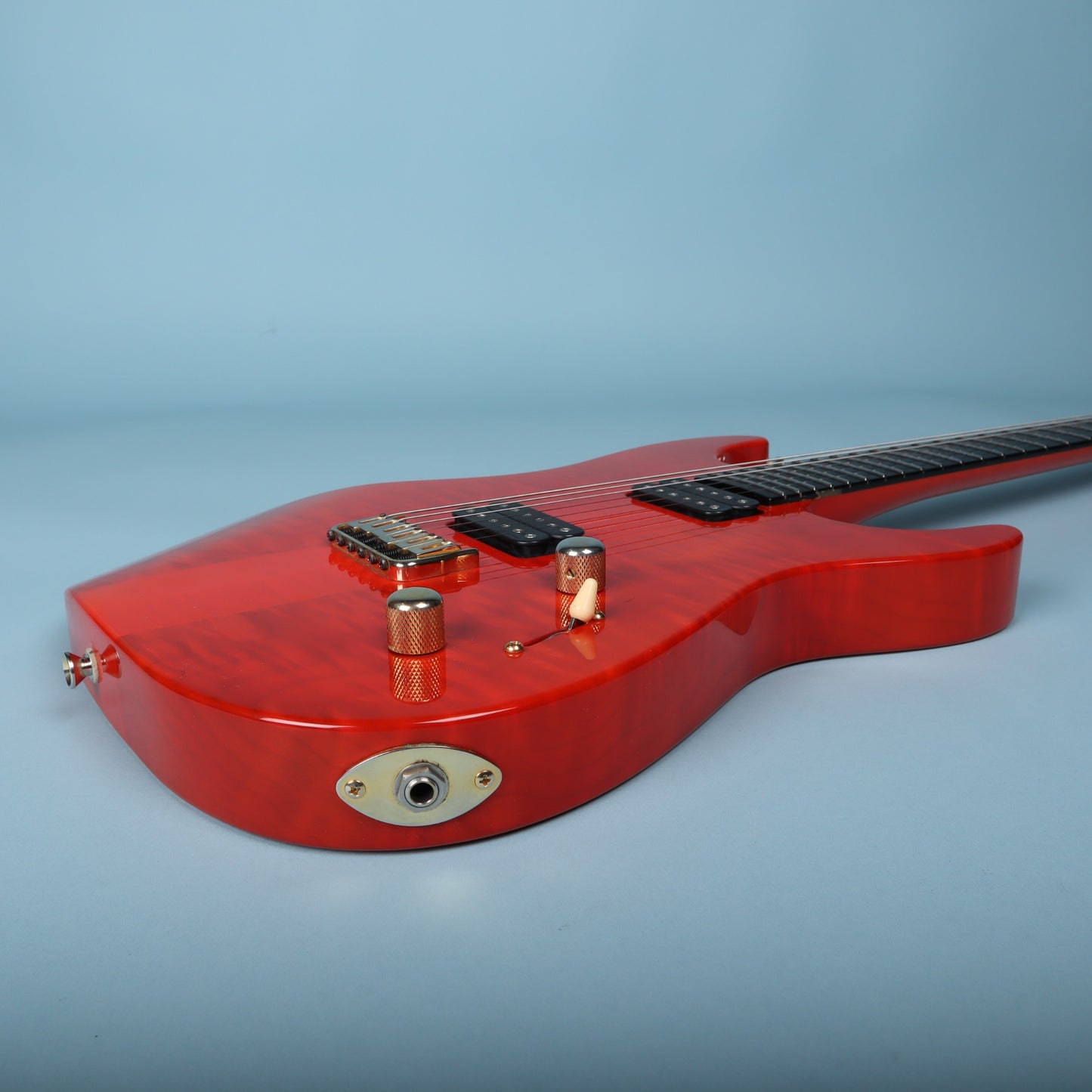 2011 Marchione Neck-Through Electric Guitar Transparent Red