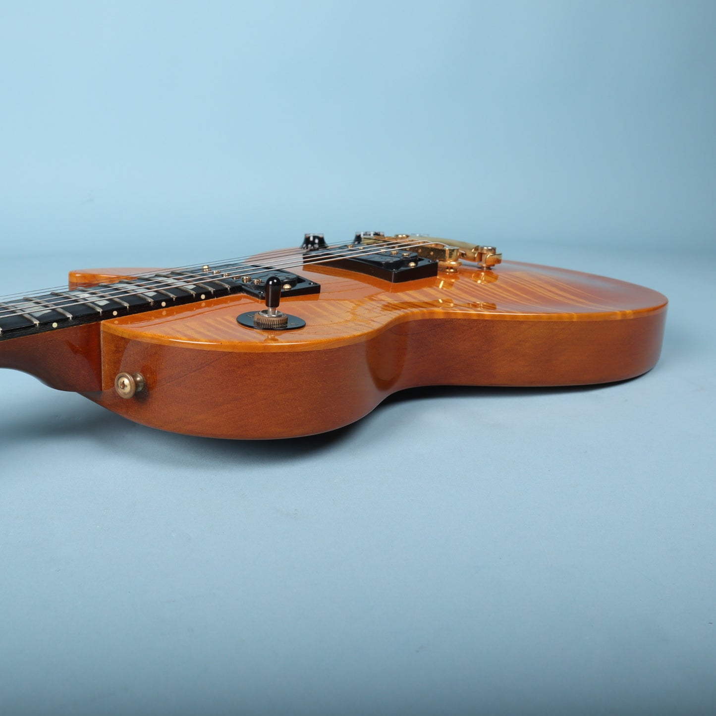 1992 Gibson Les Paul Lite Amber Flamed Electric Guitar