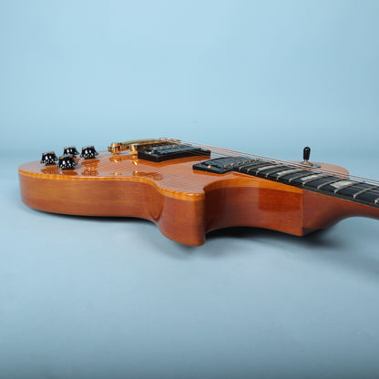 1992 Gibson Les Paul Lite Amber Flamed Electric Guitar