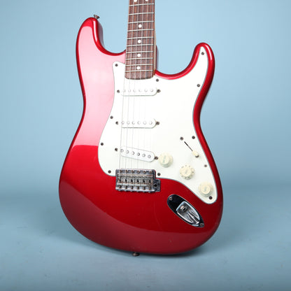 1998 Fender Deluxe Powerhouse Stratocaster Electric Guitar Red