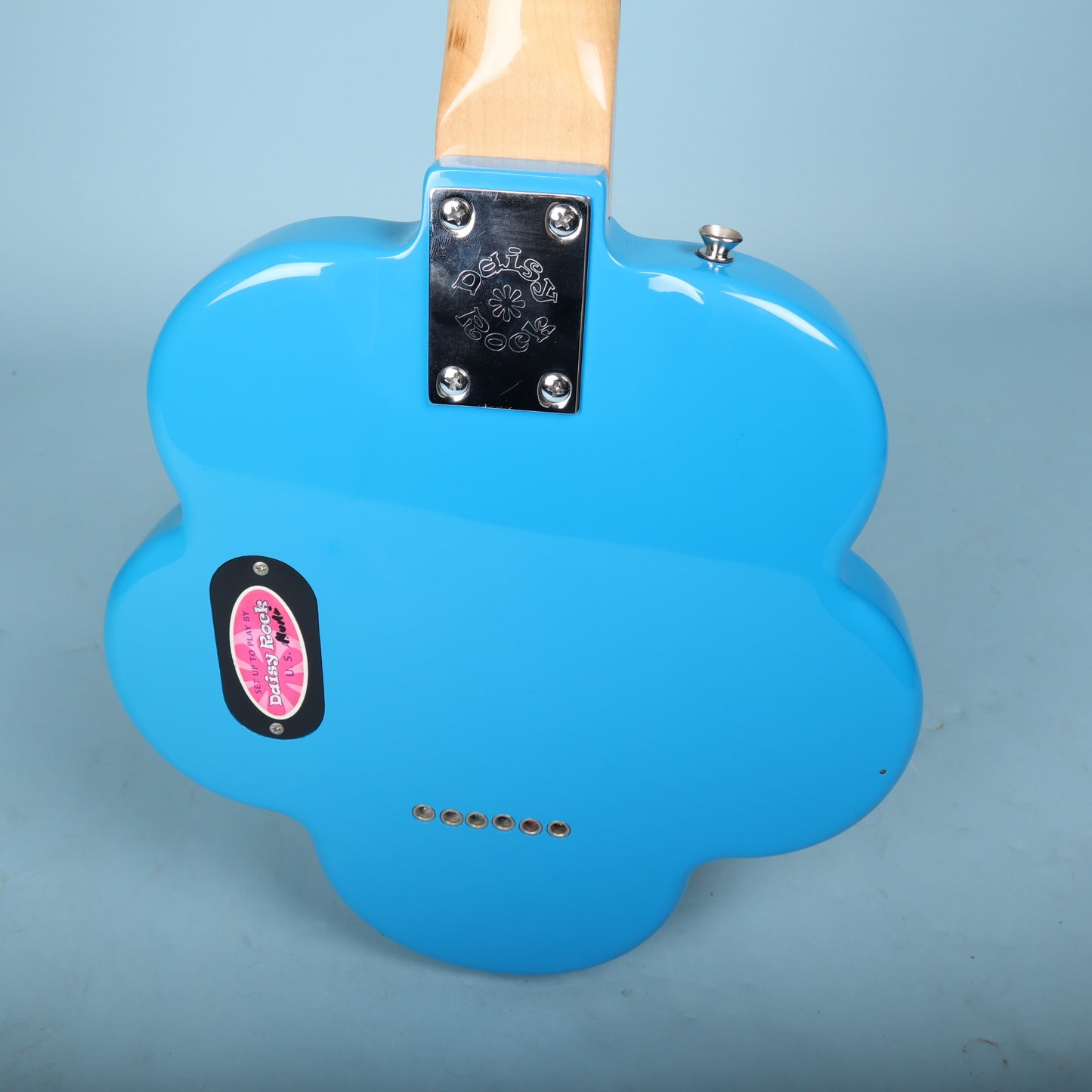 Debutante Daisy Rock Electric Guitar Short Scale 💙 Blue Flower