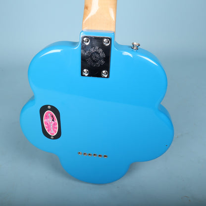 Debutante Daisy Rock Electric Guitar Short Scale 💙 Blue Flower