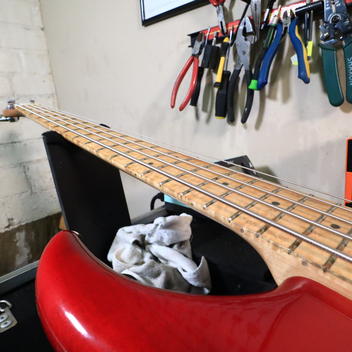 Pedulla Rapture 5-String Bass Guitar Red Sunburst