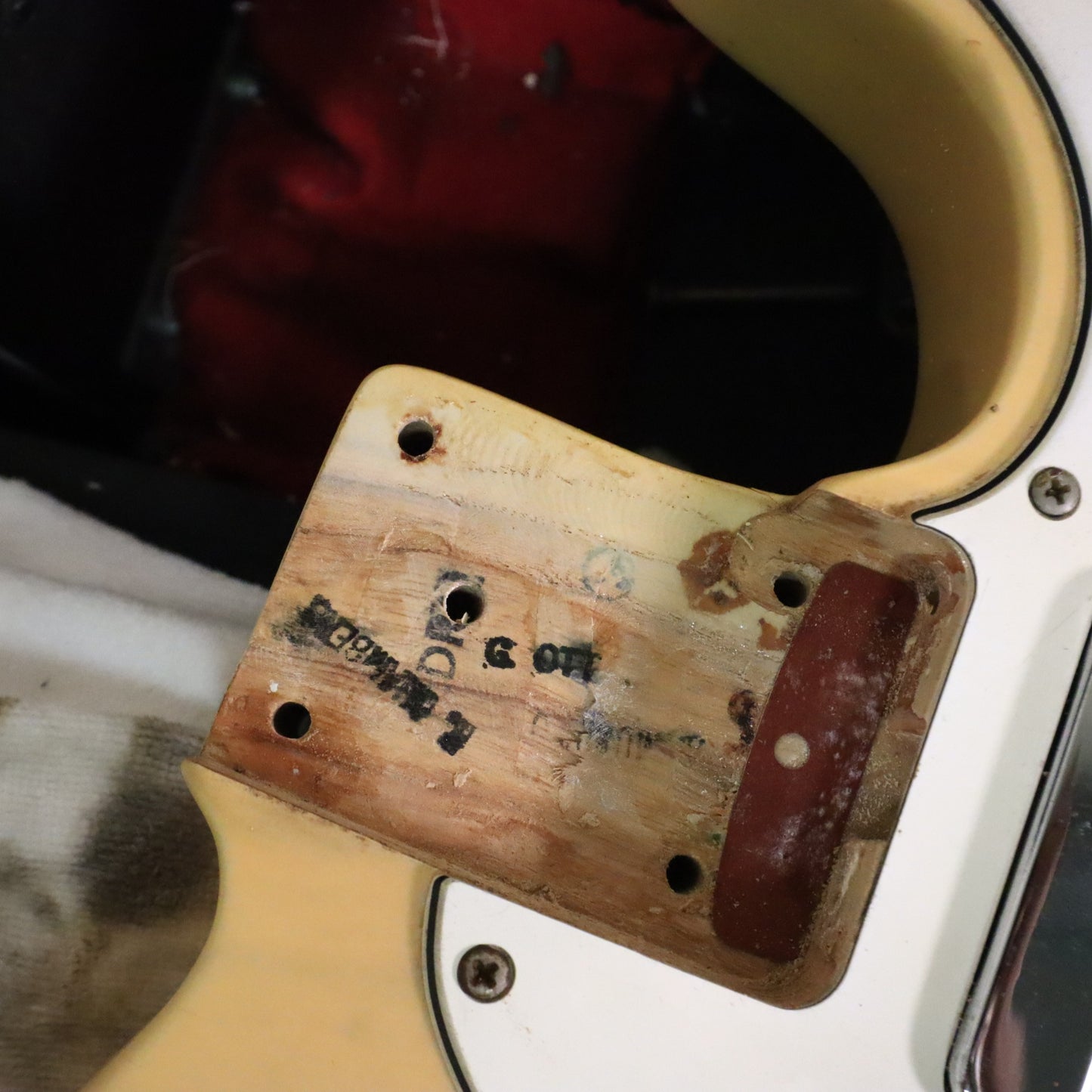 Vintage 1973 Fender Telecaster Electric Guitar Blonde Finish Maple