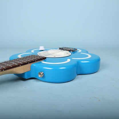 Debutante Daisy Rock Electric Guitar Short Scale 💙 Blue Flower
