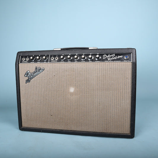 1965 Fender Deluxe Reverb-Amp AB763 Blackface ***Recently Fully Serviced***