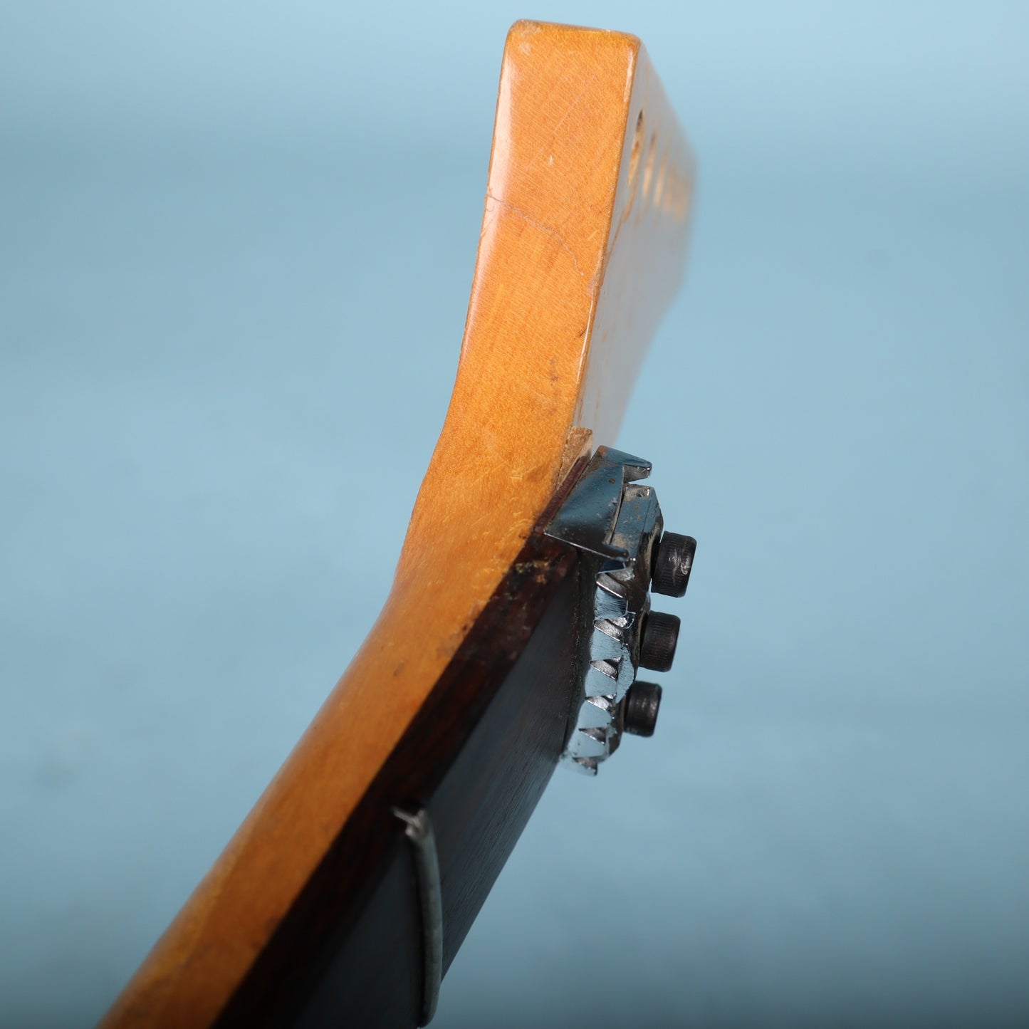1980's Warmoth Birdseye Maple Explorer Guitar Neck Rosewood Floyd Rose Prep