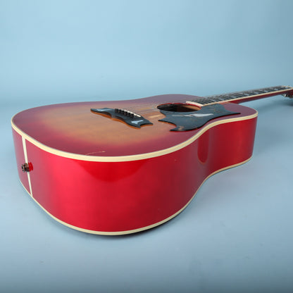 1977 Gibson Dove Custom Cherry Sunburst Acoustic Electric
