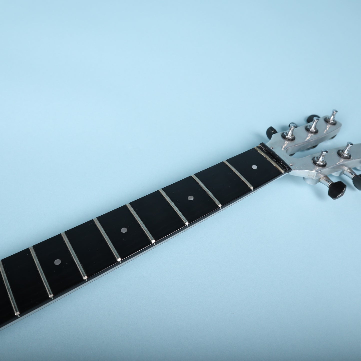 Vintage Kramer USA American Aluminum Guitar Neck with Tuners Headstock