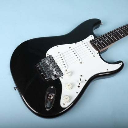 1989 Fender MIJ Stratocaster Black Flake Floating Tremolo