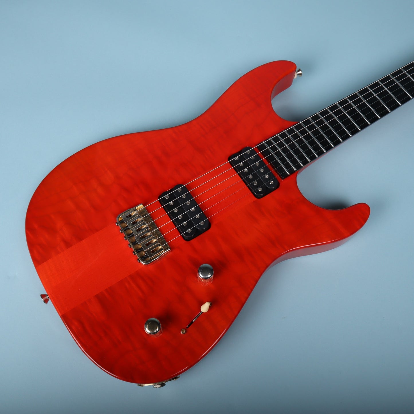2011 Marchione Neck-Through Electric Guitar Transparent Red