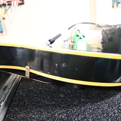 1973 Gibson Les Paul Custom Ebony Black Beauty *Headstock Repair*