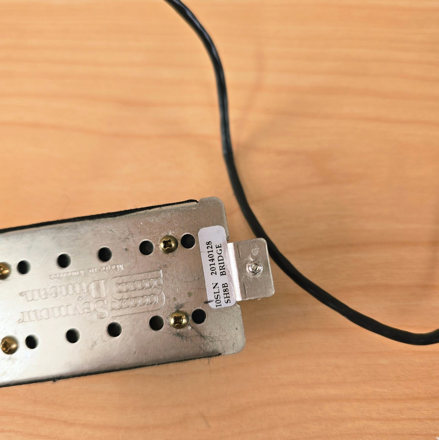 2014 Seymour Duncan SH-8b Invader Bridge Humbucker Pickup White