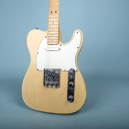 Vintage 1973 Fender Telecaster Electric Guitar Blonde Finish Maple