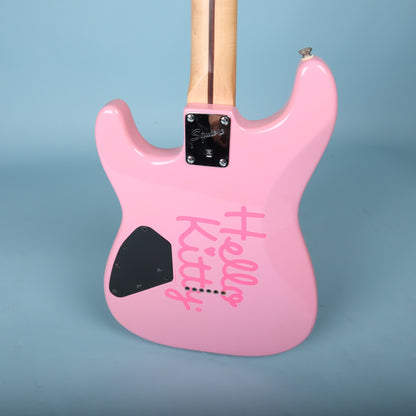 2006 Squier Hello Kitty Stratocaster Pink Electric Guitar