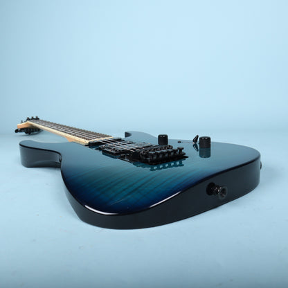 Jackson DK2 Dinky Transparent Blue Burst Seymour Duncan Floyd Rose
