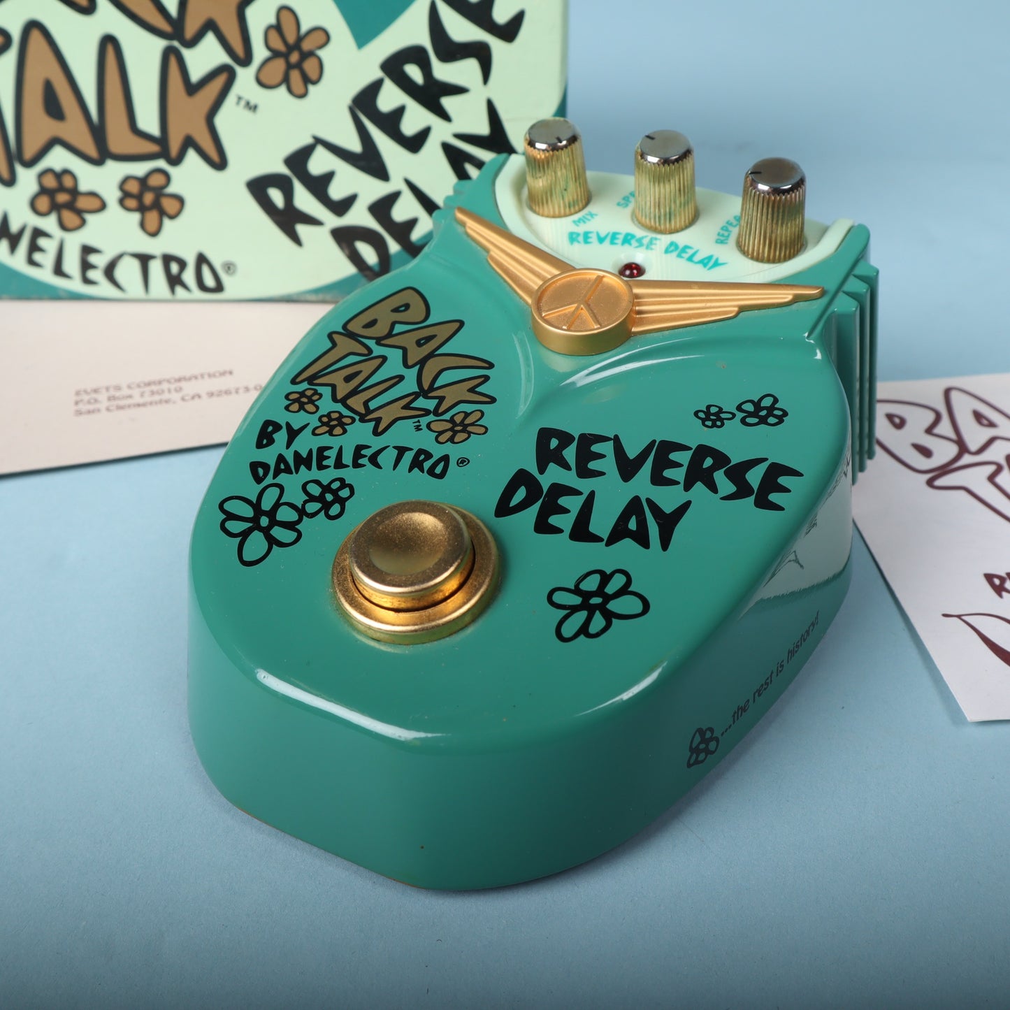 Danelectro Back Talk Reverse Delay Pedal with Original Box
