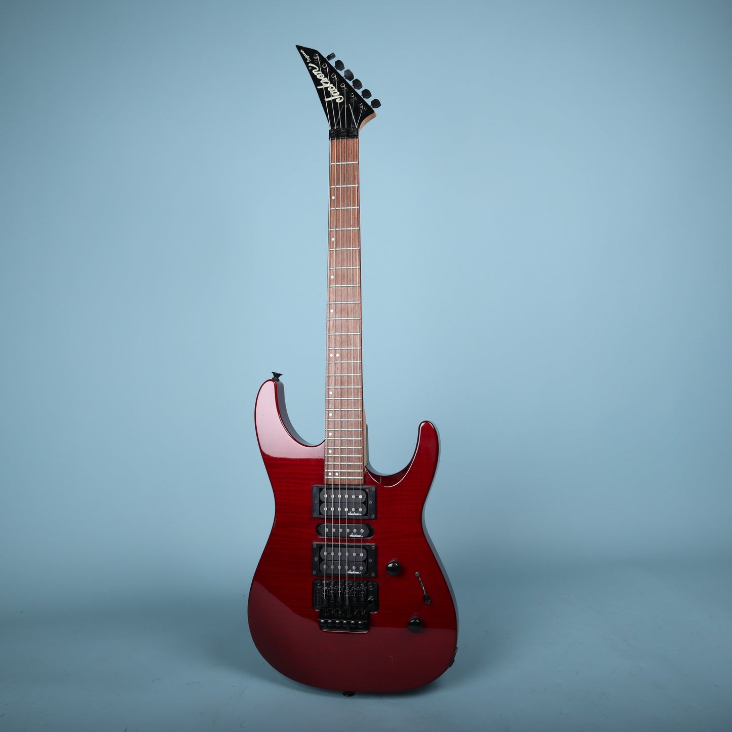 1996 Jackson Performer PS-4 HSH Electric Guitar Trans Red