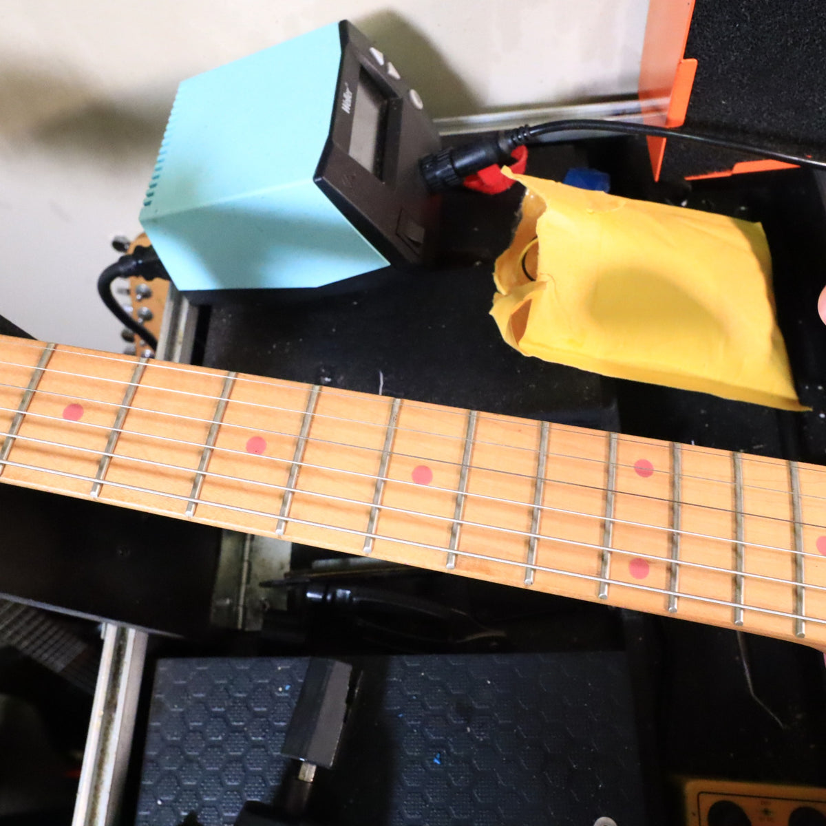 2006 Squier Hello Kitty Stratocaster Pink Electric Guitar