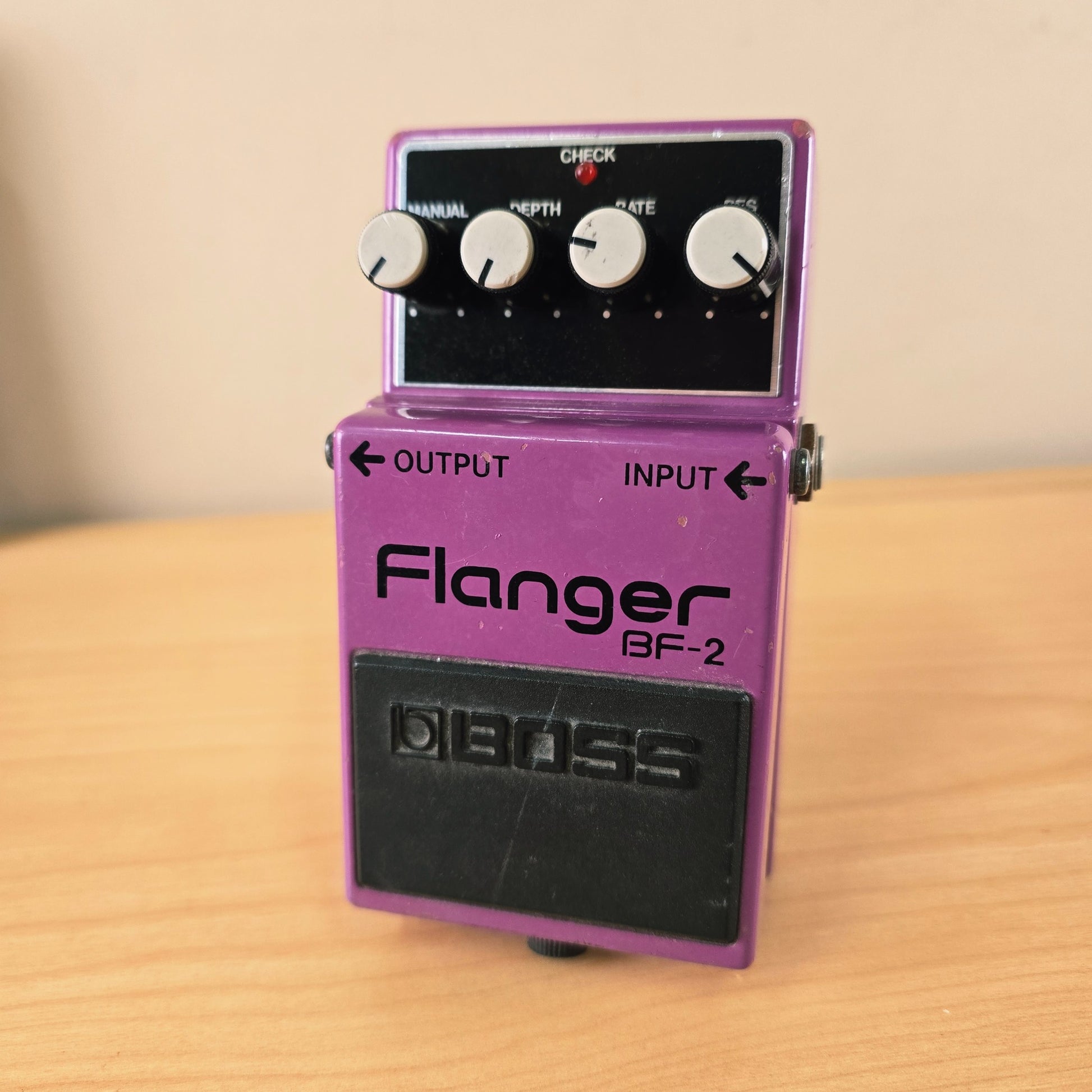 1990 Boss BF-2 Flanger Pedal Made in Taiwan ***Green Label***