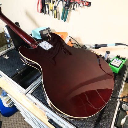2001 Samick LA-30/TR Semi-Hollow Electric Guitar - Transparent Red
