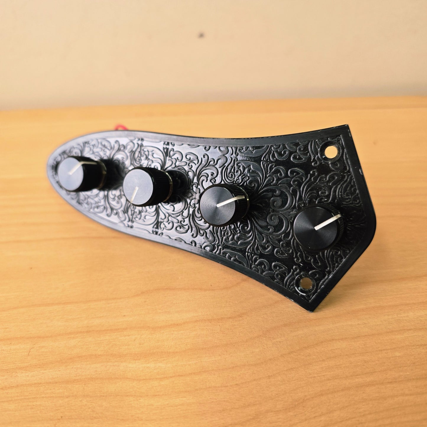 EMG Custom Engraved Loaded Jazz Bass Control Plate with Active Preamp