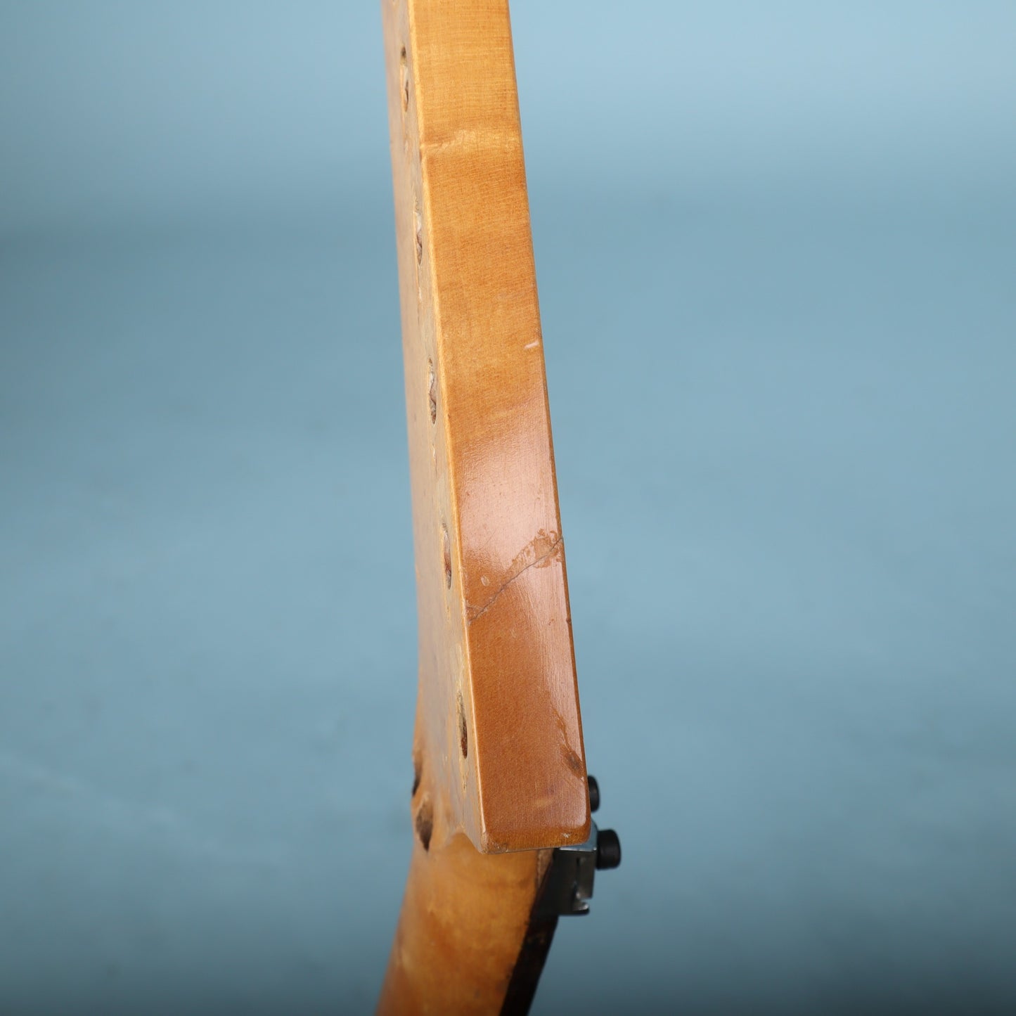 1980's Warmoth Birdseye Maple Explorer Guitar Neck Rosewood Floyd Rose Prep