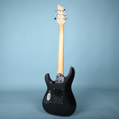 Full rear view of the Schecter C-6 Deluxe FR electric guitar showing neck and body.