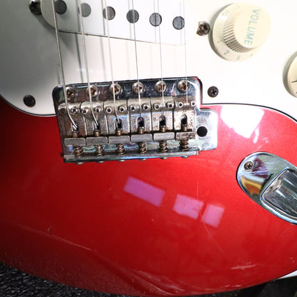 1998 Fender Deluxe Powerhouse Stratocaster Electric Guitar Red