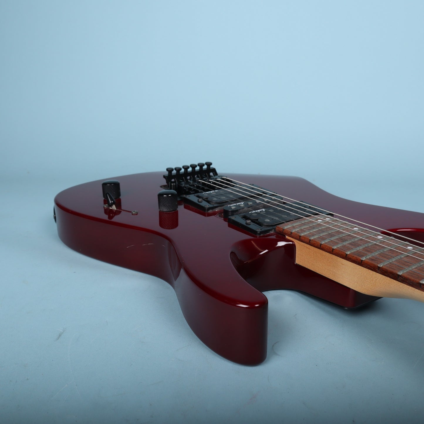 1996 Jackson Performer PS-4 HSH Electric Guitar Trans Red