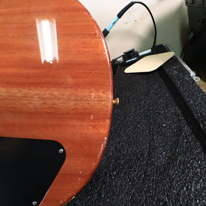 Warmoth Amber Quilt Maple Top Hombre LP-Style Electric Guitar