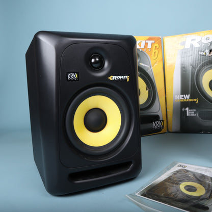 KRK Rokit 6 G3 Powered Studio Monitors (Pair) with Boxes