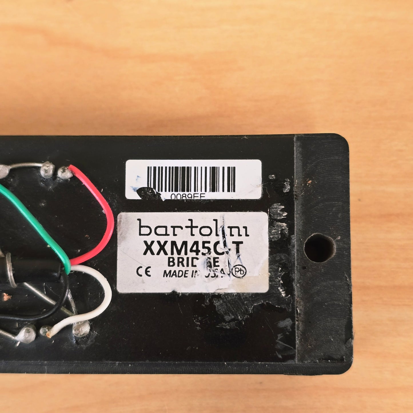 Bartolini XXM45C Neck and Bridge 5 String Bass Guitar Pickup Set