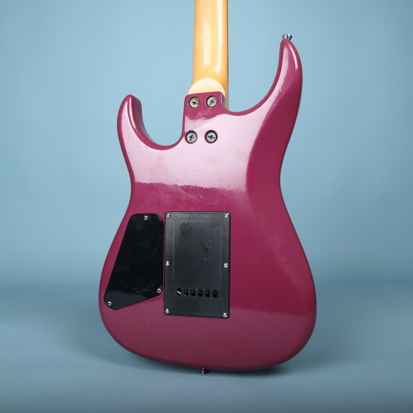 Westone Japan Superstrat in Magenta Reverse Headstock