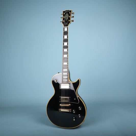 1973 Gibson Les Paul Custom Ebony Black Beauty *Headstock Repair*