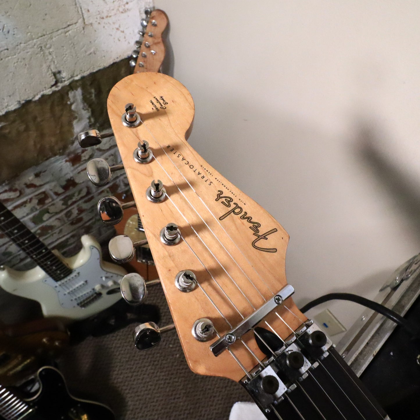 1993 Fender MIJ Stratocaster HSS Floyd Rose Blackburst